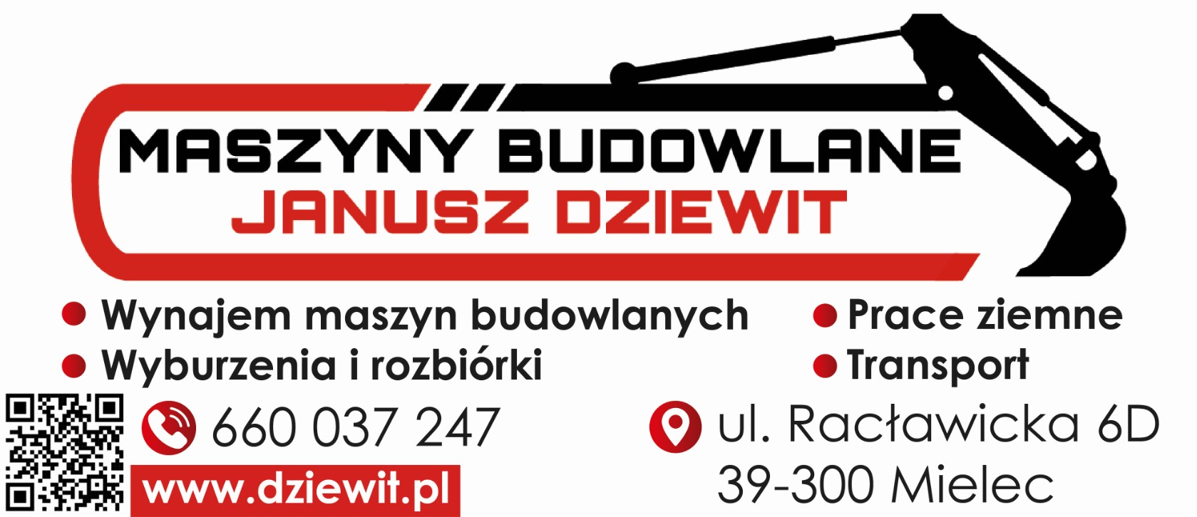 wynajem maszyn budowlanych MIELEC